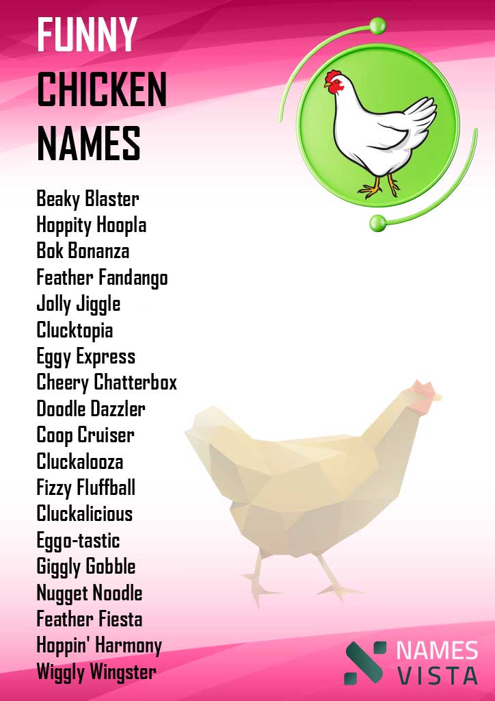 550 Funny Chicken Names [best Ideas]