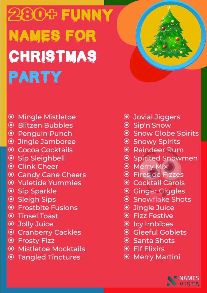 280+ Funny Names For Christmas Party[Unique Ideas]