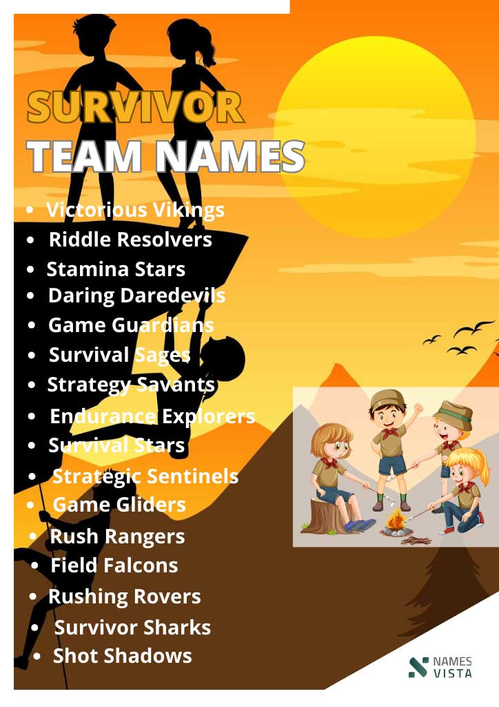 380+ Survivor Team Names [Best Ideas]