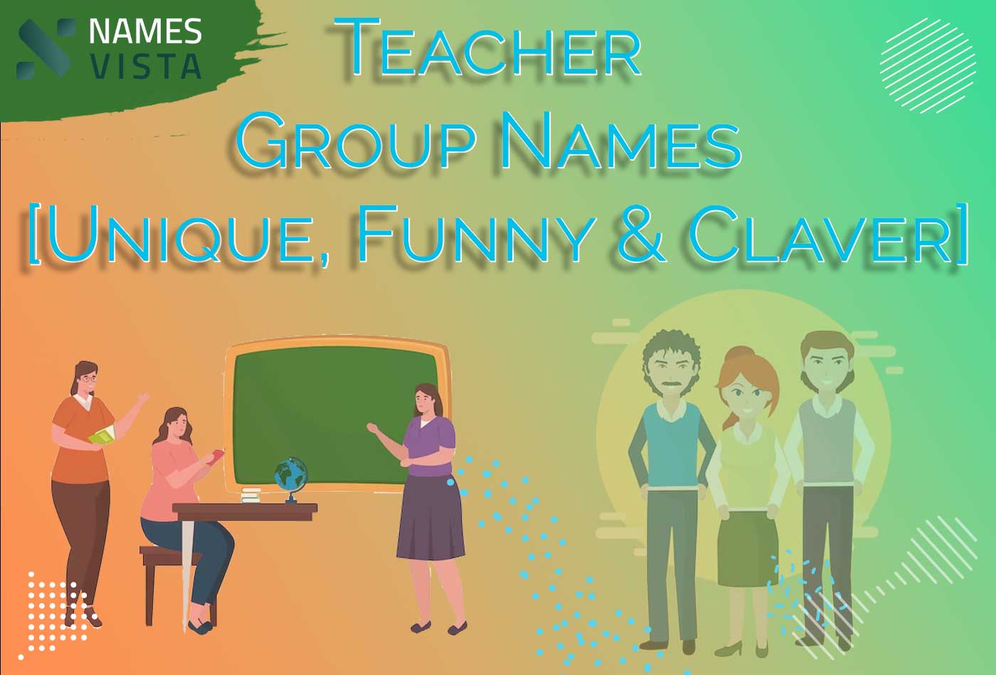 630 Teacher Group Names Unique Funny Claver 