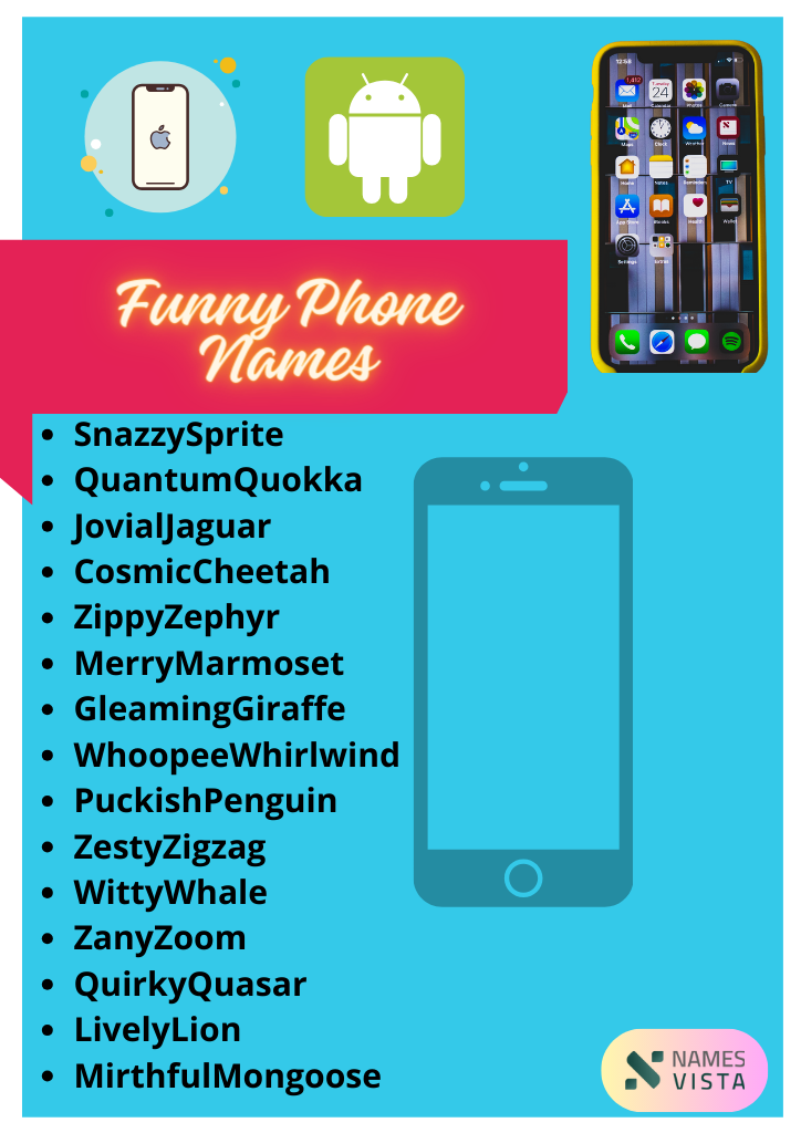 280+ Funny Phone Names [Cool Ideas]