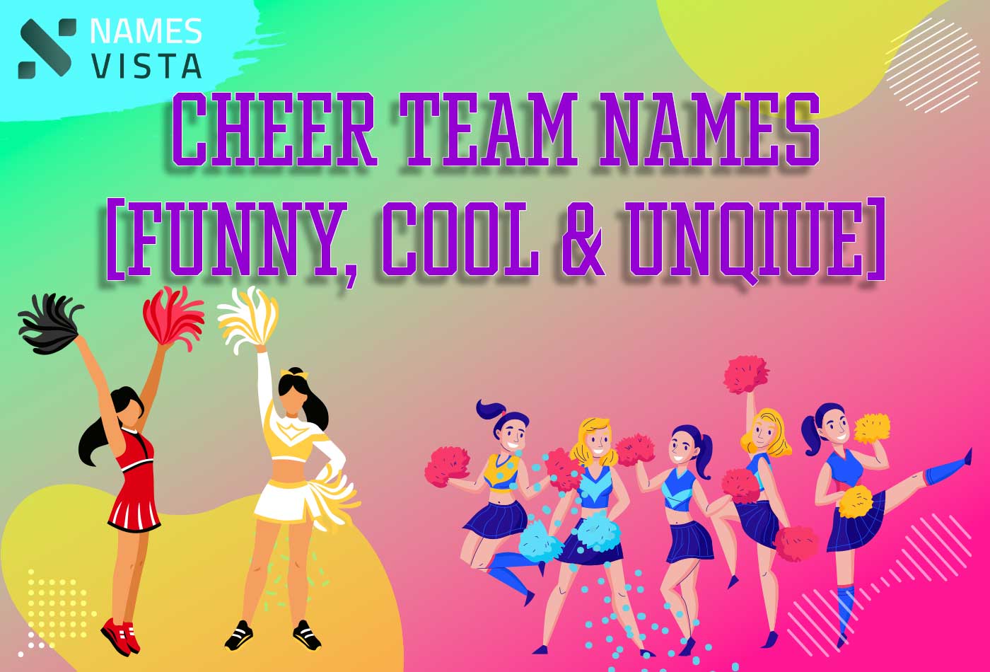 555 Cheer Team Names Funny Cool Unqiue 