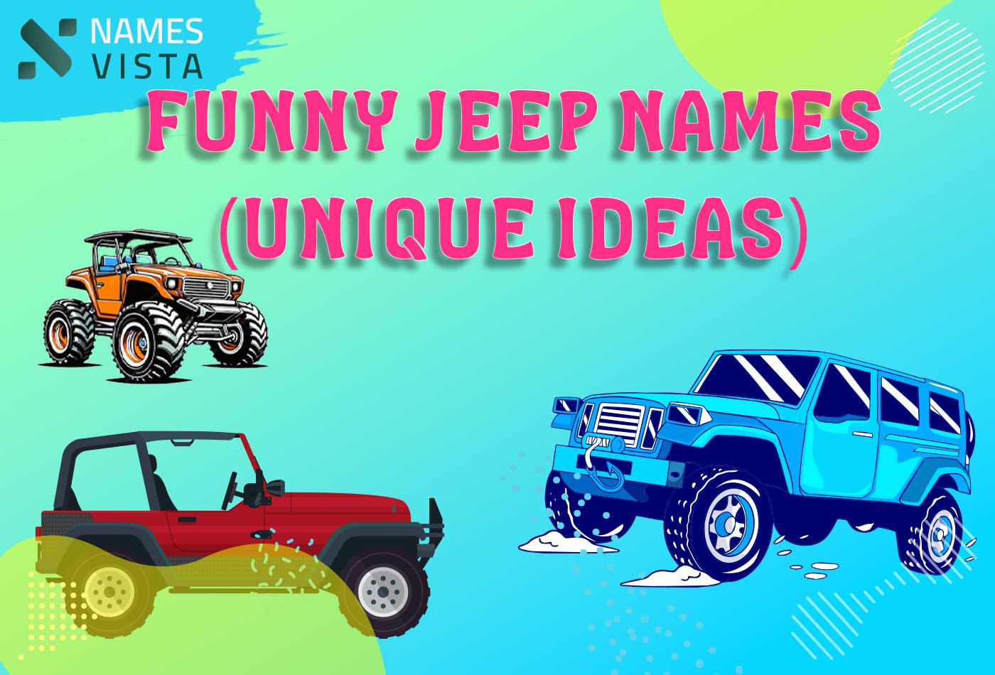 255 Funny Jeep Names Unique Ideas 